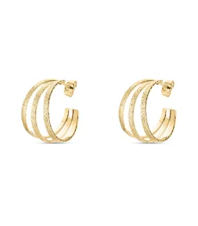 Argollas Agatha Maat Triple Dorado - 2380424-157-TU
