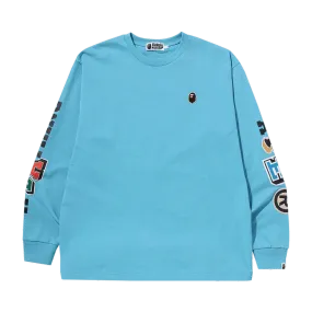 BAPE Multi Fonts Relaxed Fit Crewneck