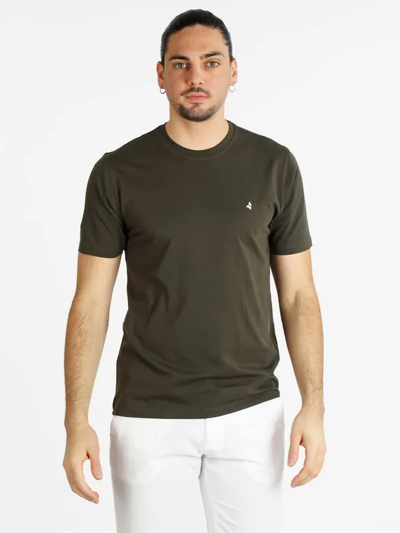 Navigare Camiseta de hombre de algodón de manga corta