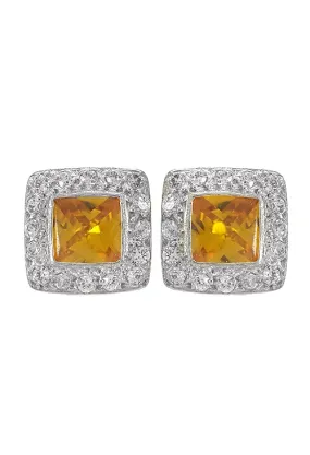Pendientes oro blanco circonitas y citrino 002_50659-P-OB
