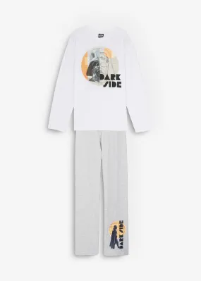 PIJAMA INFANTIL DE STAR WARS (2 PIEZAS) BLANCOGRIS CLARO
