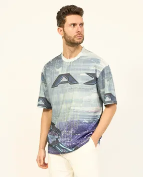 T-Shirt Men Chain Armani Exchange