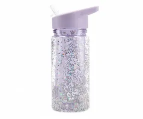 TUTETE - Botella Pajita Glitter Stars Lila